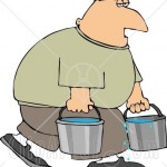 water buckets