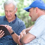 Two men reading Bible soul winning